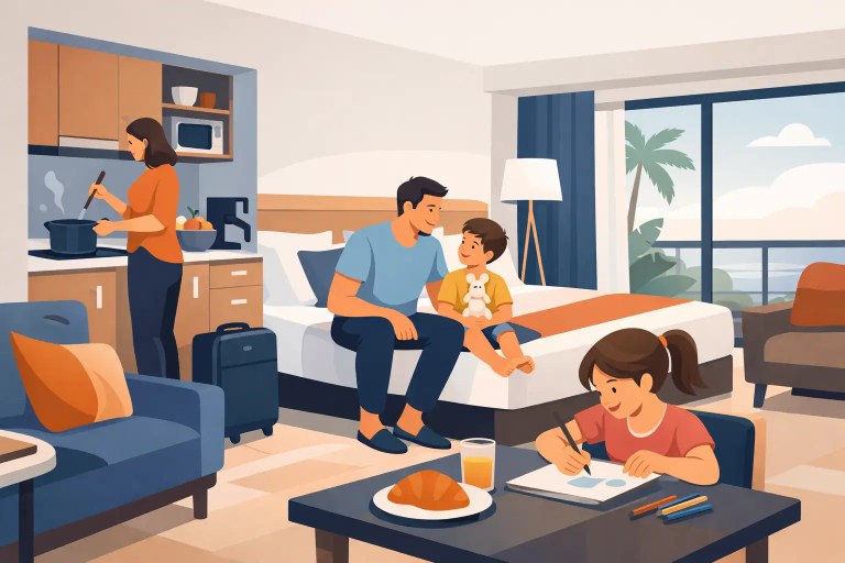 Camere family con angolo cottura: perché sceglierle