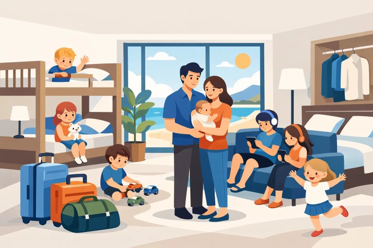 Camere family fino a sette: più spazio, zero rinunce