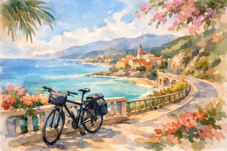 Planifier un séjour vélo sur la Riviera ligure