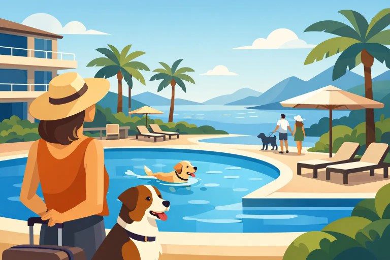 Resort mit Hund und Pool richtig wählen