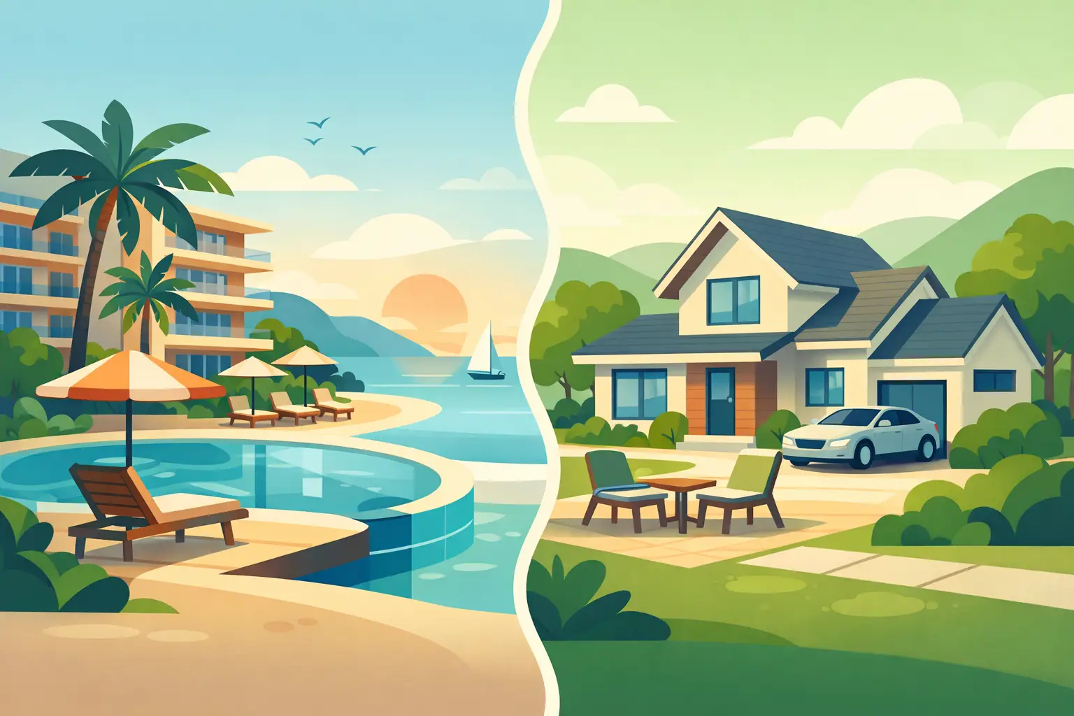 Resort vs residence holiday: which suits you?