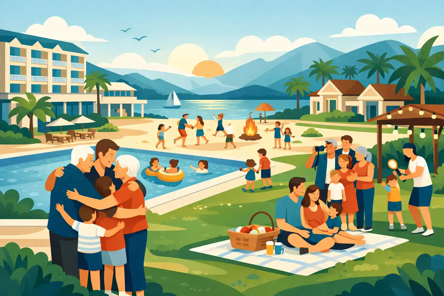10 Best Resorts for Family Reunions