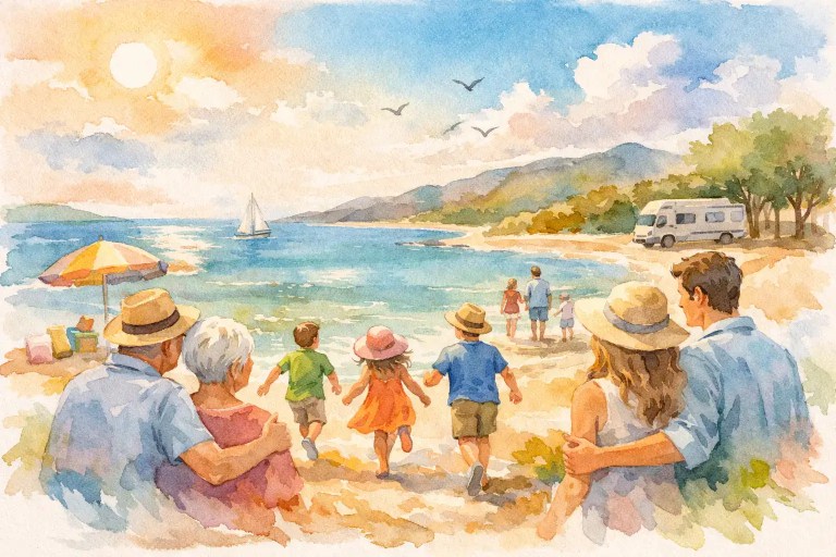 Organiser des vacances familiales multigénérationnelles