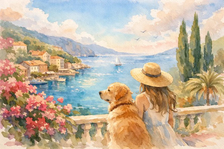 Où partir avec son chien sur la Riviera ?