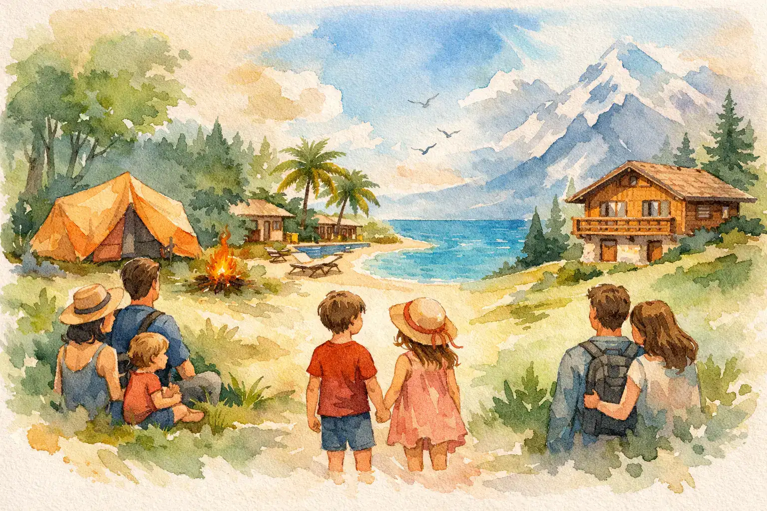 Quel hébergement choisir avec deux enfants ?