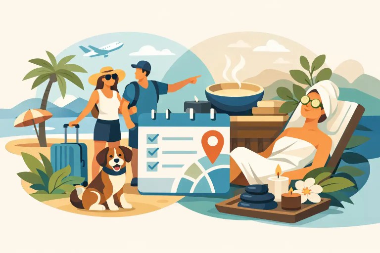 Urlaub mit Hund und Spa richtig planen