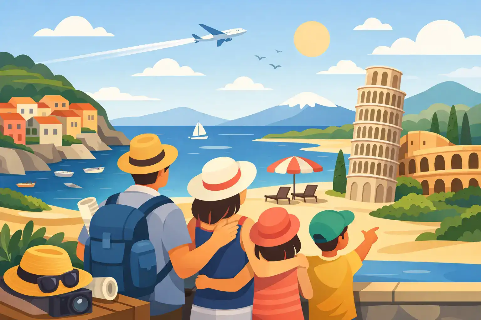 Wie plane ich Familienferien in Italien?