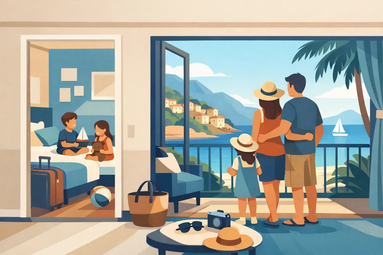 Camere family comunicanti in Liguria