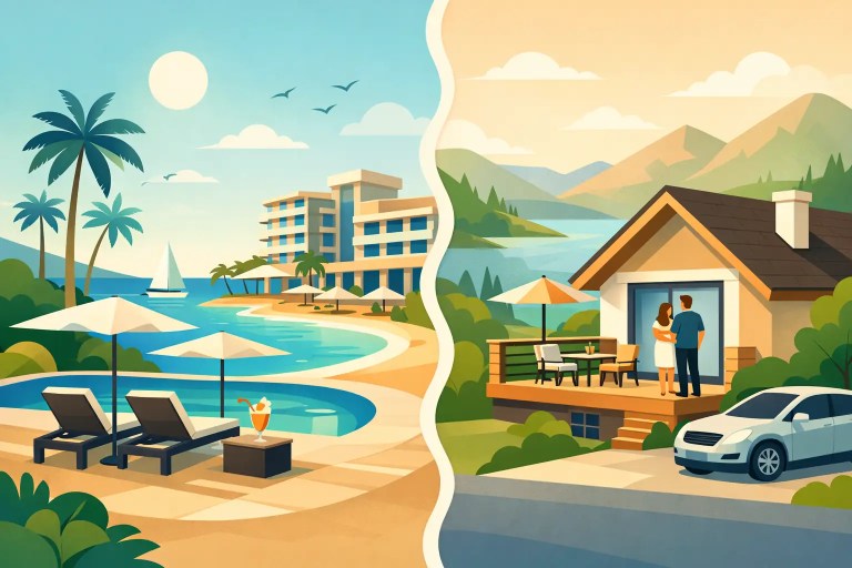 Resort oder Ferienwohnung Urlaub?