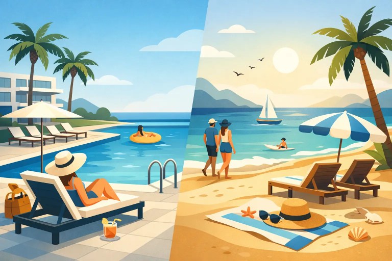 Urlaub zwischen Pool und Strand richtig planen