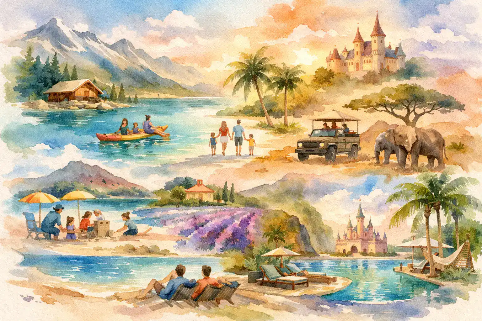 10 idées de vacances familiales premium