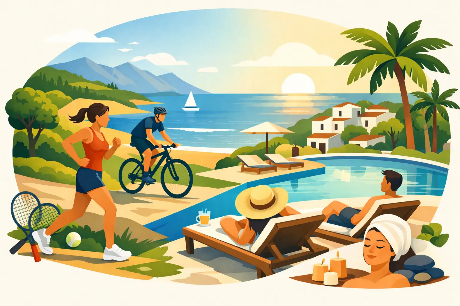 Come organizzare una vacanza sport e relax
