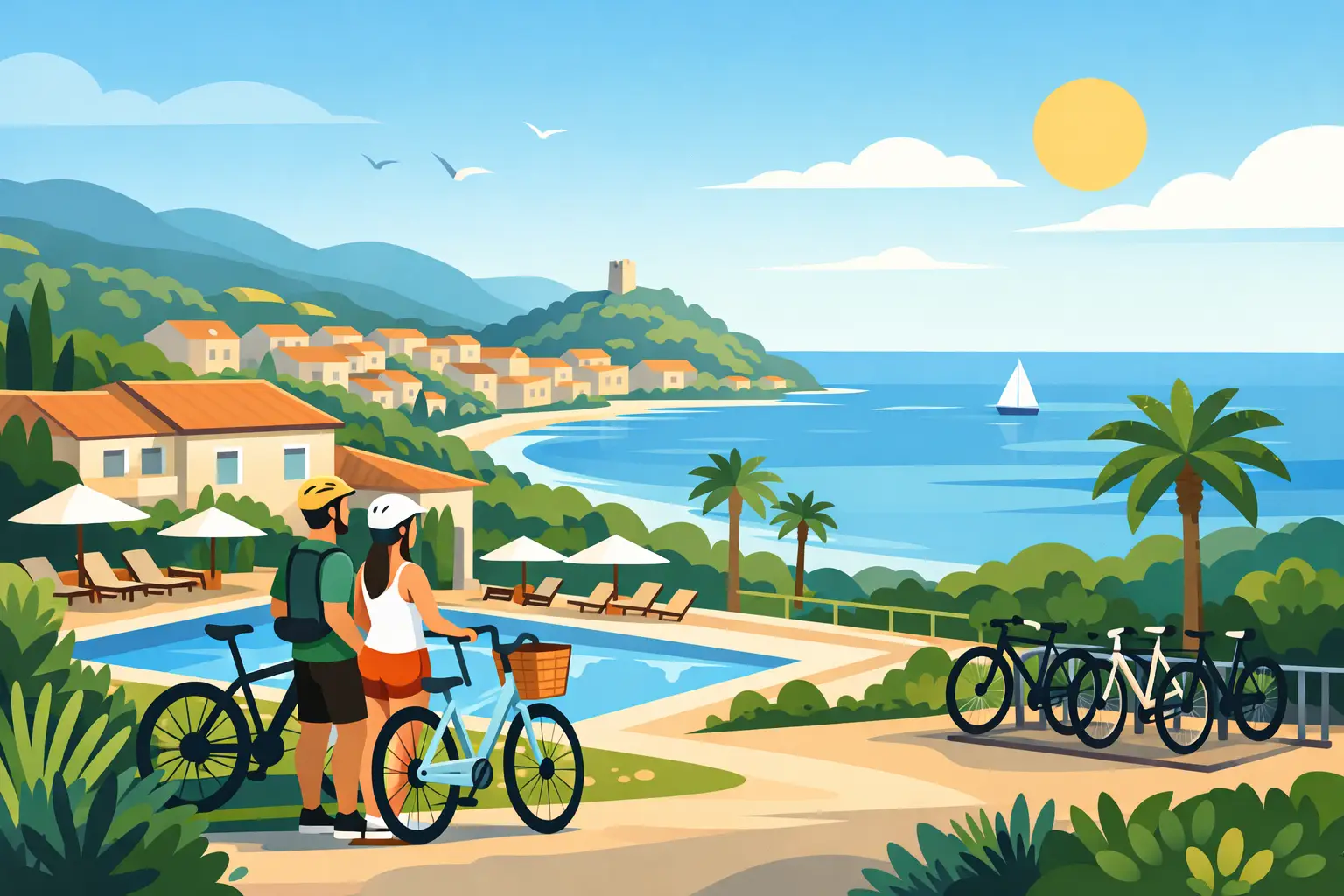 Guida ai servizi bike friendly resort in Liguria