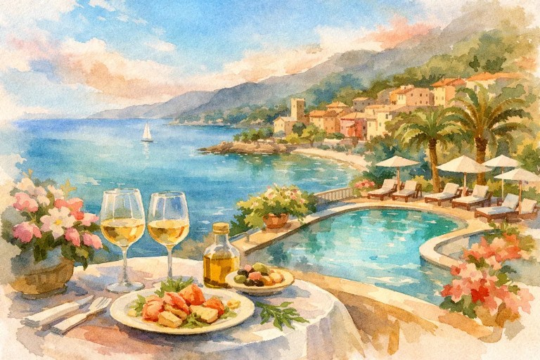 Séjour gourmet en resort sur la Riviera ligure