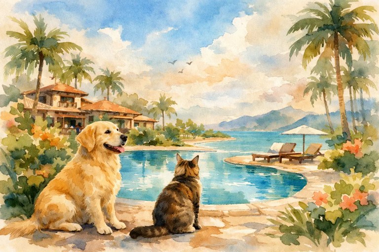 Un resort accepte-t-il les animaux de compagnie ?