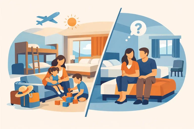 Warum Familien Suiten statt Standardzimmer buchen