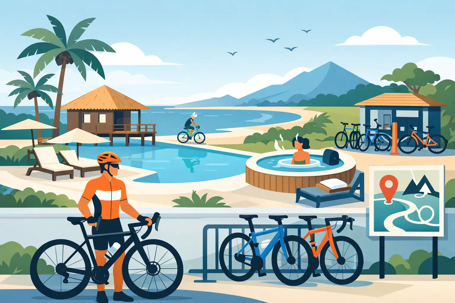 Best Resort Perks for Cyclists on Holiday