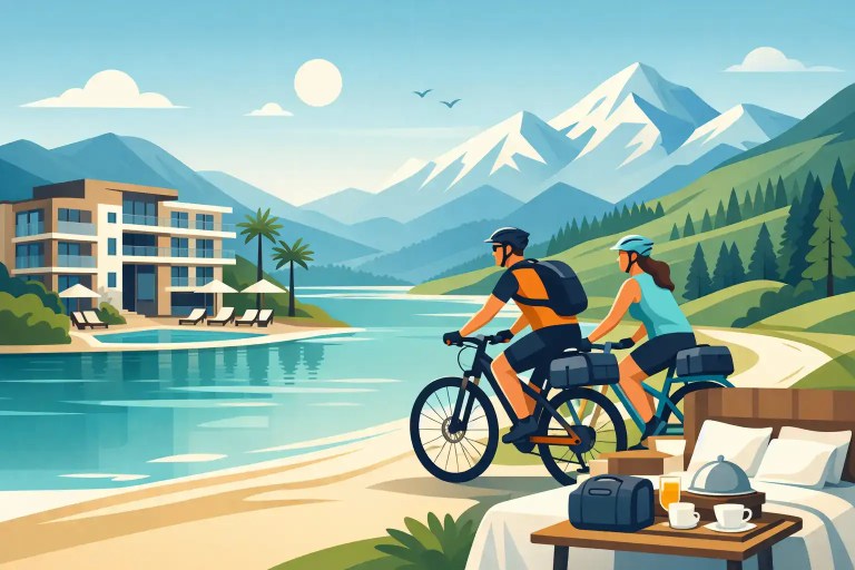 Ein Beispiel: Bikeurlaub mit Hotelkomfort