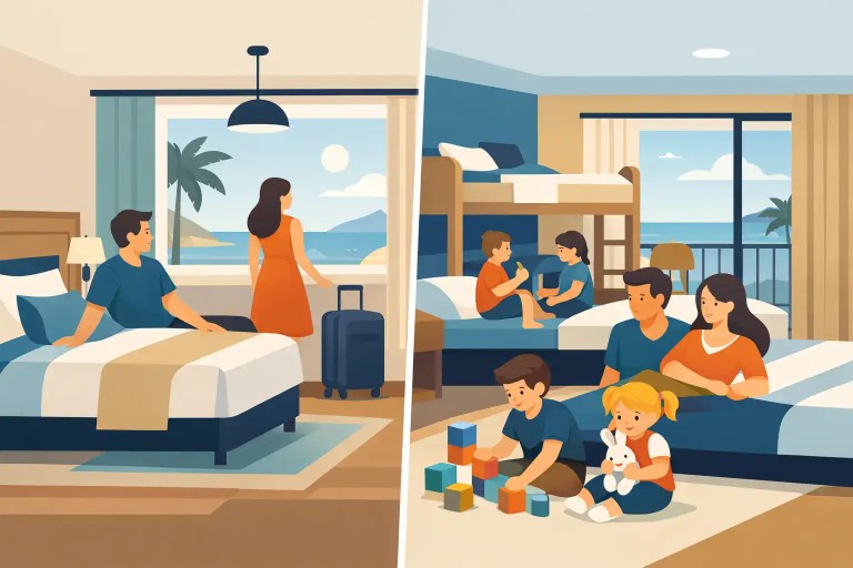 Hotelzimmer oder Suite im Familienurlaub?