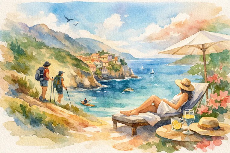 Vacances actives ou détente en Ligurie, à votre rythme