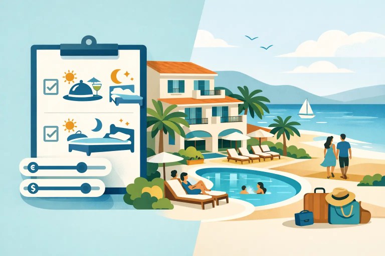 Cena flessibile resort per vacanze più libere