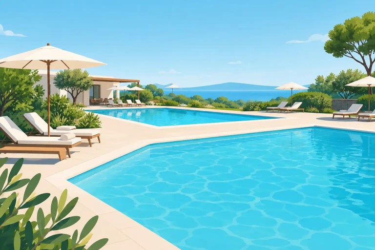 I benefici di un soggiorno con due piscine