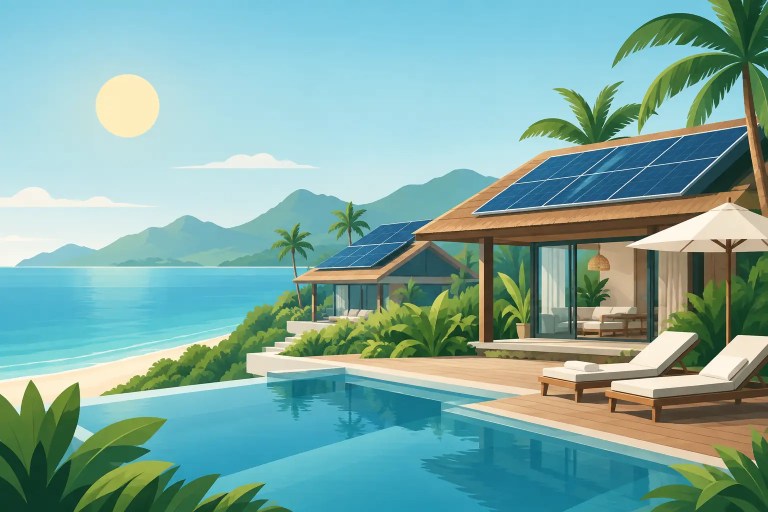 Nachhaltiger Resorturlaub mit Solarenergie
