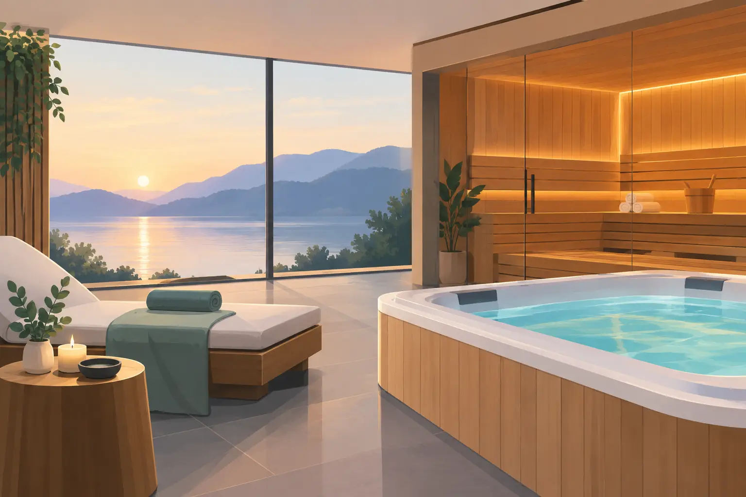 Beispiel für ein Wochenende mit Privatwellness