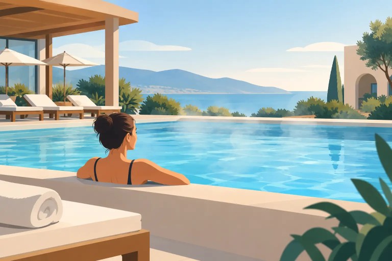 Come usare la piscina riscaldata in resort